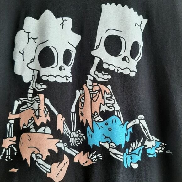 NEFF X The Simpsons | Skeleton Lisa & Bart Treehouse of Horror Halloween Sz M - Picture 4 of 7